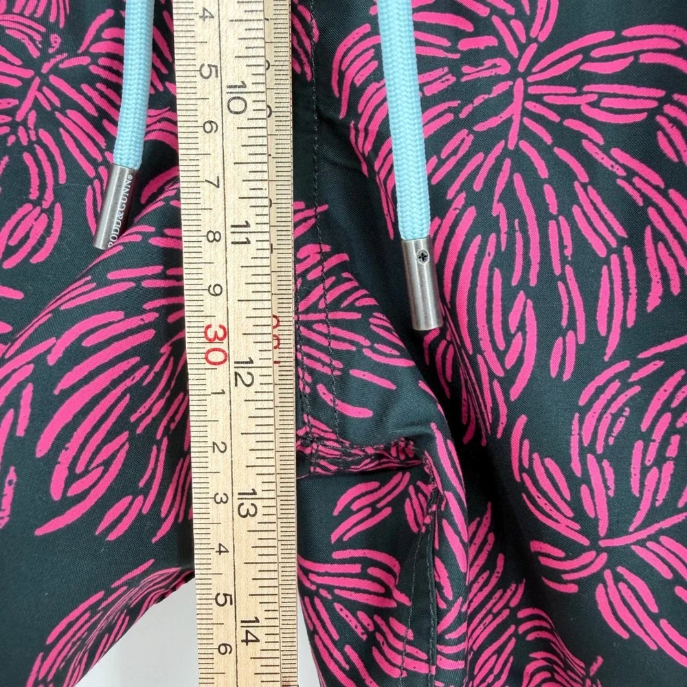 NWT Rodd & Gunn Fall Cove Swim Short Fuchsia Palm Leaf Print Mesh Lined 2XL